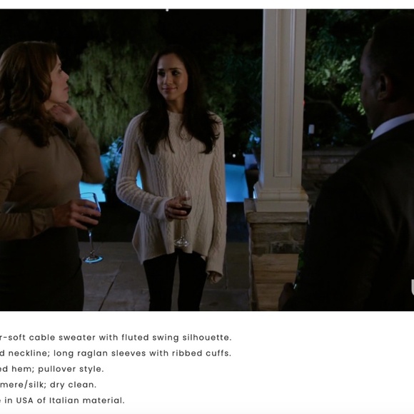 The Row | Crew Neck Ivory Cable Knit Sweater - Picture 9 of 9